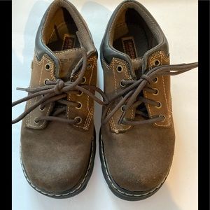 Sketchers brown lace up chunky heel Sz